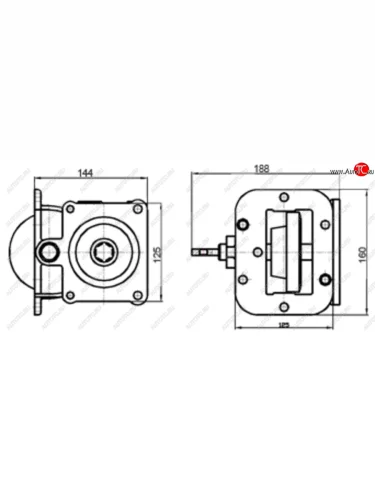 Коробка ГАЗ-САЗ-4509 отбора мощности КПП 5-ст. под НШ самосвал короткий шток АГРЕГАТ АГРЕГАТ 4509-4202010-10