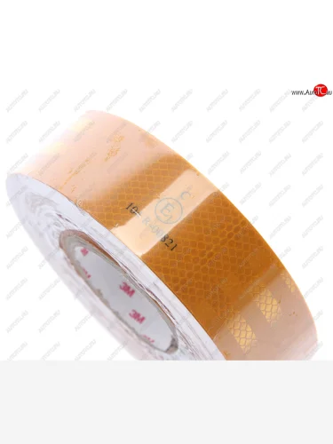 Лента светоотражающая желтая (1м) микропризма NO NAME 45м