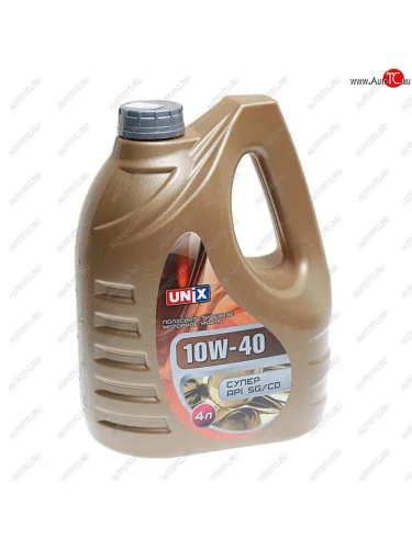 Масло моторное Супер 10W40 псинт.4л UNIX ПКФ СВ-ХИМ 4602934