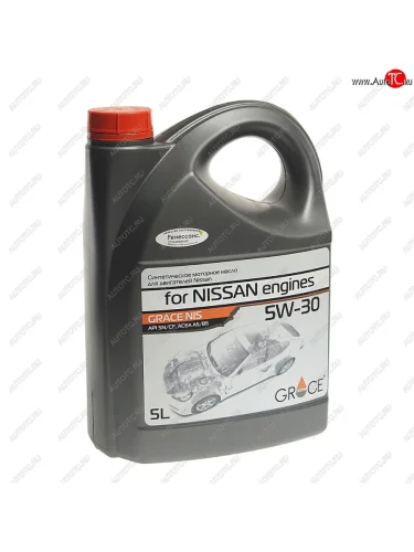 Масло моторное для NISSAN 5W30 синт.5л GRACE GRACE 4603728812663 GRACE 4603728812663
