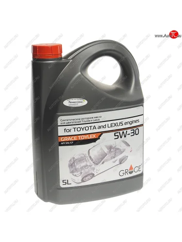 Масло моторное для TOYOTA LEXUS Toylex 5W30 синт.5л GRACE GRACE 4603728818542 GRACE 4603728818542