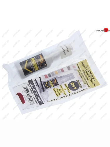 Краска вишневая с кистью и корректором 15мл ЦарапинНет PODKRASKA PODKRASKA 4603775440987