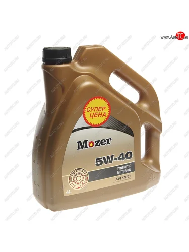 Масло моторное SNCF 5W40 синт.4л MOZER MOZER 4606109