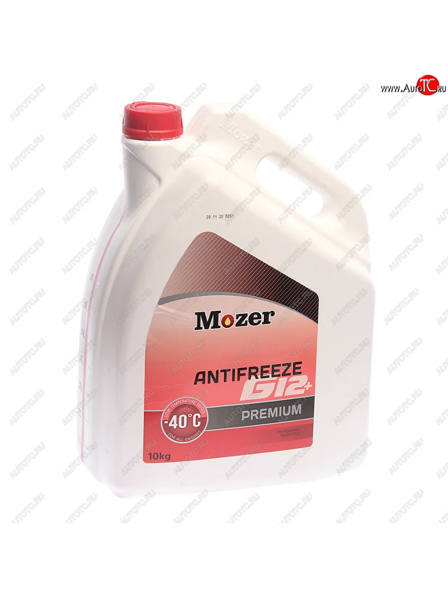 Антифриз красный -40C 10кг G12+ MOZER MOZER 4606468  в Самаре Самарской области
