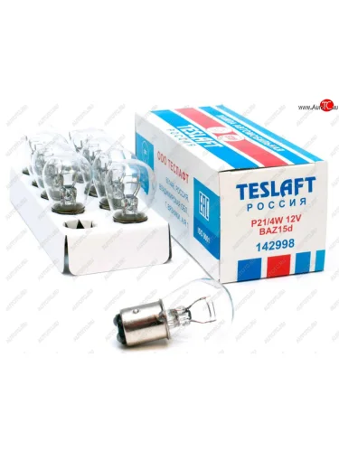 Лампа 12V P214W BAZ15d 44015лм Стандарт TESLAFT (Россия) TESLAFT 4631111142998