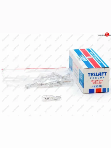 Лампа 24V W1.2W W2x4.6d 8лм Стандарт TESLAFT (Россия) TESLAFT 4631111143018
