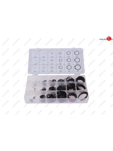 Набор стопорных колец на вал 3.0-32мм 300шт. СИБРТЕХ СИБРТЕХ 47600