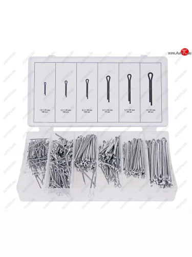 Набор шплинтов 555шт. СИБРТЕХ СИБРТЕХ 47604