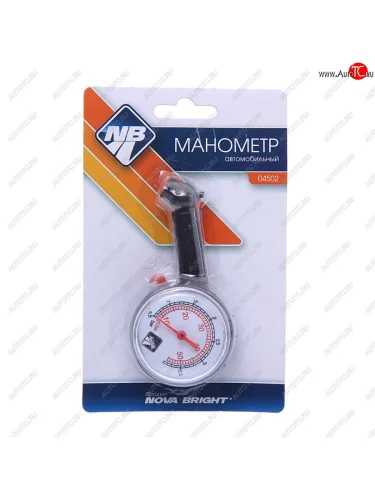 Манометр шинный механический 3.5атм. NOVA BRIGHT NOVA BRIGHT 47755