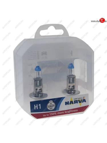 Лампа 12V H1 55W P14.5s +150% бокс (2шт.) Range Power 150 NARVA NARVA 480682100