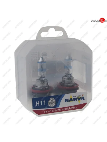 Лампа 12V H11 55W PGJ19-2 +150% бокс (2шт.) Range Power 150 NARVA NARVA 481012100