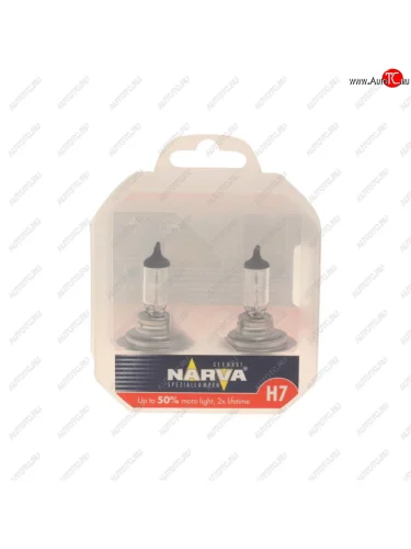 Лампа 12V H7 55W PX26d +50% бокс (2шт.) Range Power 50+ NARVA NARVA 483392100
