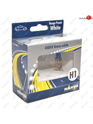 Лампа 12V H1 55W P14.5s 4500K бокс (2шт.) Range Power White NARVA NARVA 486412100