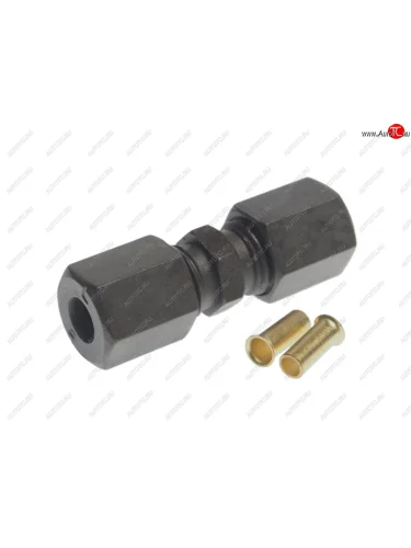 Ремкомплект трубки тормозной пластиковой d=6х1.0 (2гайки,2штуцера,2втулки,преходник-трубка) DT DT 4.90424