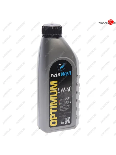 Масло моторное A3B4 5W40 синт.1л REINWELL REINWELL 4932