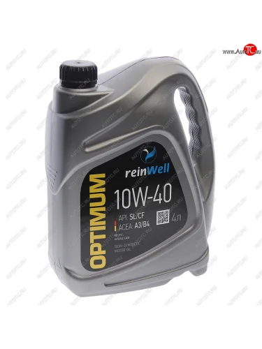 Масло моторное A3B4 10W40 псинт.4л REINWELL REINWELL 4958