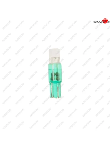Лампа светодиодная 12V T5 W2x4.6d бесцокольная зеленый MEGAPOWER MEGAPOWER-AUTOMOTIVE 50112g