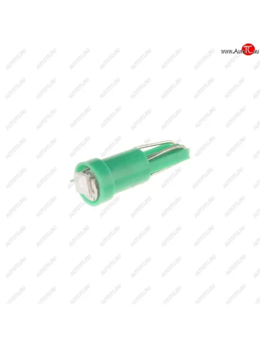 Лампа светодиодная 12V T5 W2x4.6d бесцокольная зеленый MEGAPOWER MEGAPOWER-AUTOMOTIVE 50113g