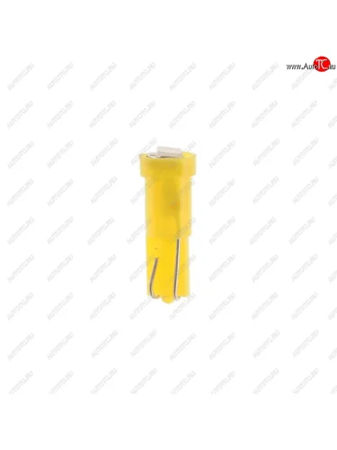 Лампа светодиодная 12V T5 W2x4.6d бесцокольная желтый MEGAPOWER MEGAPOWER-AUTOMOTIVE 50113y