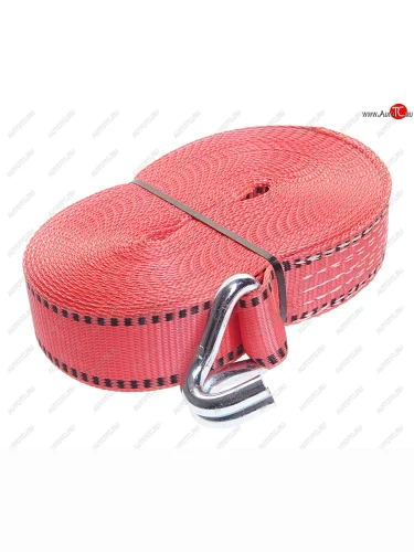 Стяжка крепления груза 8т 12м-50мм с крюком (без трещотки) ТМ Торговая марка 50-124lh