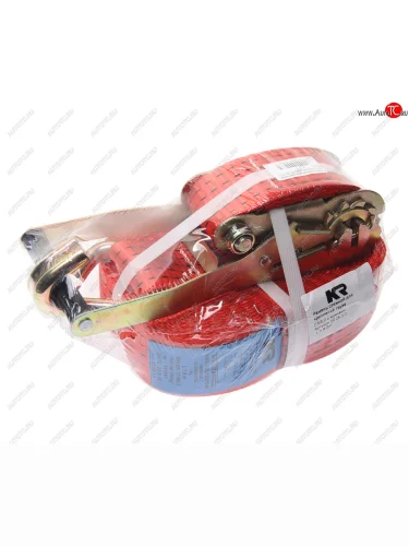 Стяжка крепления груза 5т 8м-50мм (полиэстер) с храповиком KR KR 50.25.3.0.(8000)