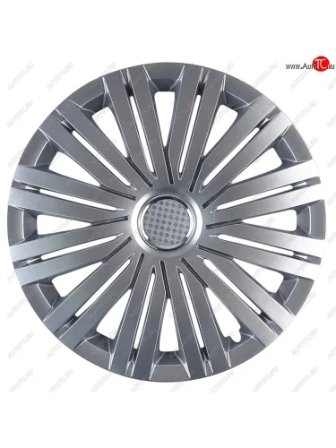 Колпак колеса R-17 серый SJS комплект 4шт. NO NAME 502 r-17