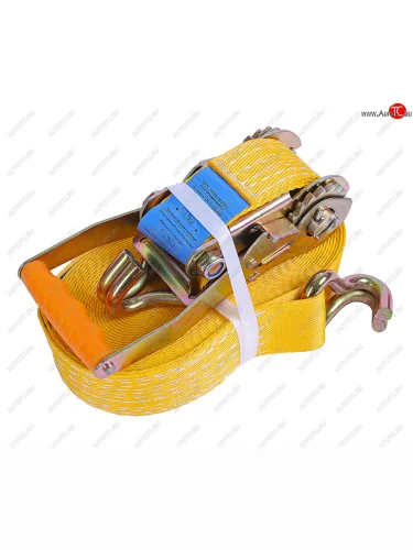 Стяжка крепления груза 4т 12м-50мм (усиленная) с храповиком ТМ Торговая марка 50у-124p1н2