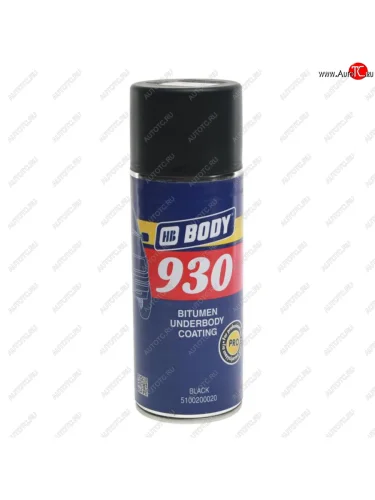 Антикор для наружных поверхностей каучук черный аэрозоль 0.4л 930 BODY BODY 5100200020