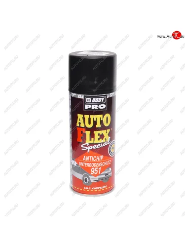 Антигравий черный аэрозоль 0.4л Autoflex U951 PRO BODY BODY 5100200030