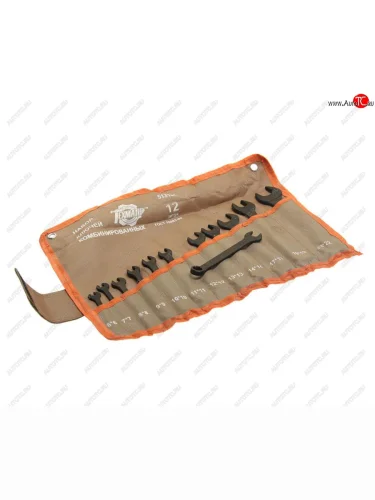 Набор ключей комбинированных 6-22мм 12 предметов изгиб 15град. в сумке ТЕХМАШ ТЕХМАШ 513121