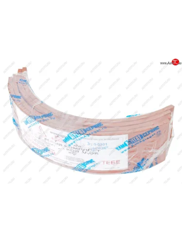 Накладка тормозной колодки ЗИЛ-5301 задней сверленая расточенная комплект 4шт.с заклепками АККОР АККОР 5301-3502105-ср АККОР 5301-3502105-ср