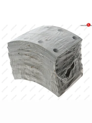 Накладка тормозной колодки КАМАЗ сверленая расточен.комплект 8шт.с заклепками ВАТИ ВАТИ 53205-3501105(0203)r1