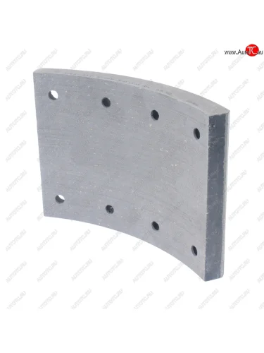 Накладка тормозной колодки КАМАЗ сверленая базбестовая Wшир.=140мм;Lдуги=188мм;hтолщ.=1419мм ТИИР ТИИР 53205-3501105-41