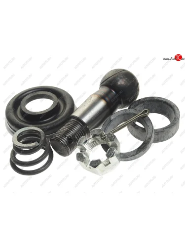 Палец рулевой тяги МАЗ с проточкой металл. вкладыши в сборе (комплект на наконечник) ТК МЕХАНИК NO NAME 5336-3003065мет