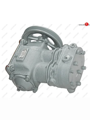 Компрессор МАЗ,УРАЛ дв.ЯМЗ,ММЗ (2 цилиндровый) жид. охлаж. шкив 172мм 270лмин. БЗА № БОРИСОВСКИЙ ЗАВОД АГРЕГАТОВ 5336-3509012-10