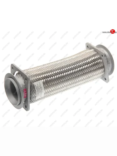 Сильфон КАМАЗ-55111,54115,53215,4326 в сборе в опл. d=80мм L=376мм (нерж. сталь 201)(фланец 6мм) ГС Гибкие соединения 54115-1203012