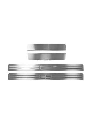 Накладки в проем дверей (4 шт, нержавейка) Petroil Tuning Omoda C5 (2021-2025)