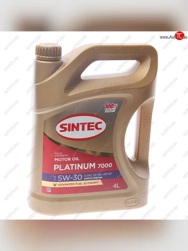Масло моторное Platinum 7000 GF-6A 5W30 синт.4л SINTEC SINTEC 600153