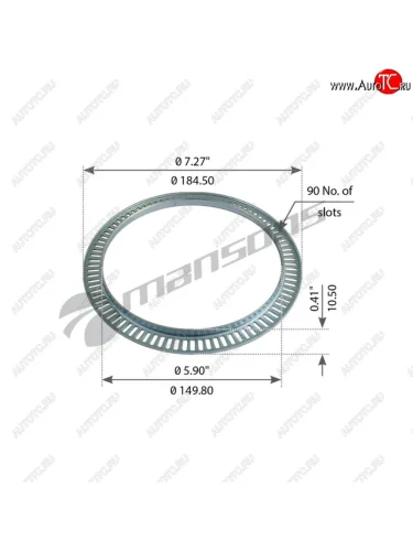 Кольцо АБС SAF MANSONS MANSONS 600.203