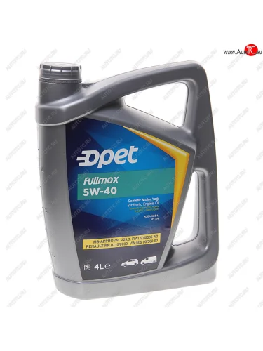 Масло моторное FULLMAX 5W40 синт.4л OPET OPET 601214813