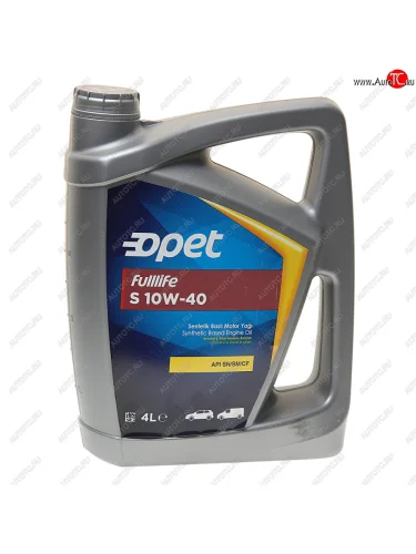 Масло моторное FULLLIFE S 10W40 синт.4л OPET OPET 601215100