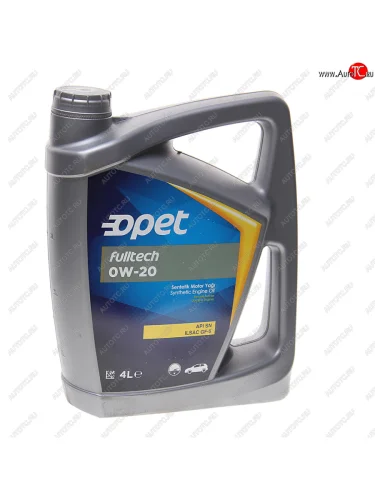 Масло моторное FULLTECH 0W20 синт.4л OPET OPET 601370953