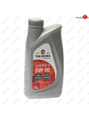 Масло моторное API SL/CF 5W30 синт.1л TAKAYAMA TAKAYAMA 605529 TAKAYAMA 605529