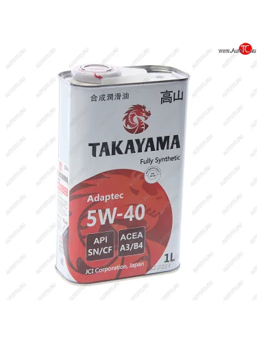 Масло моторное Adaptec SNCF 5W40 синт.1л TAKAYAMA TAKAYAMA 605586