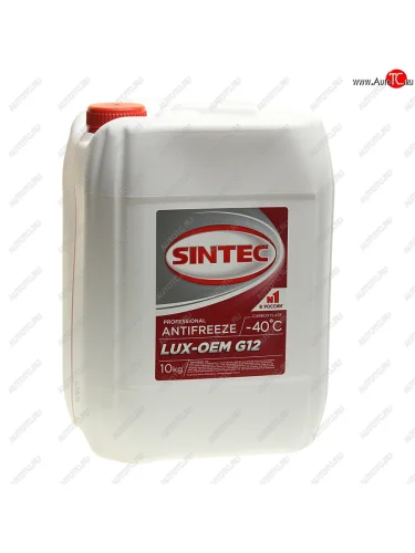 Антифриз красный -40C 10кг G12+ LUXE SINTEC SINTEC 614504