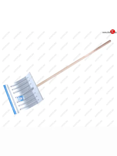 Лопата снеговая стальная 430х370мм с деревянным черенком СИБРТЕХ СИБРТЕХ 61596 СИБРТЕХ 61596