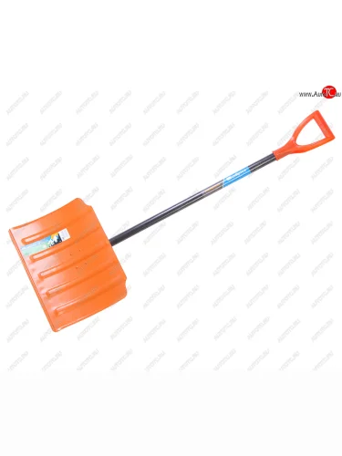 Лопата снеговая стальная 470х335мм со стальным черенком и ручкой СИБРТЕХ СИБРТЕХ 61656