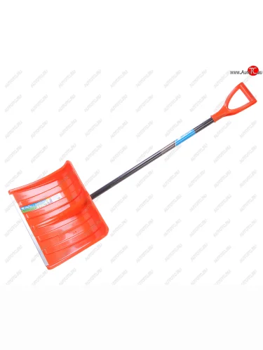 Лопата снеговая пластиковая 490х370мм с металлическим черенком и ручкой СИБРТЕХ СИБРТЕХ 61667