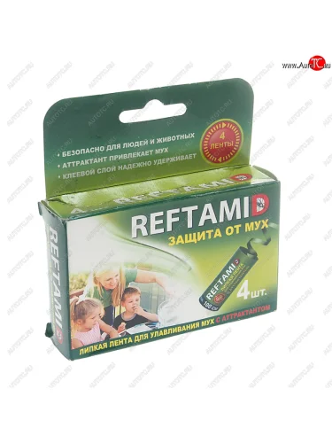 Лента липкая от мух упаковка 4шт. Рефтамид СЛЕДОПЫТ СЛЕДОПЫТ 6-232