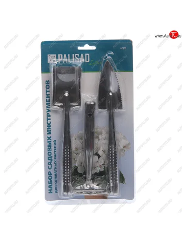 Набор инструментов садовых 3 предмета металл Luxe PALISAD PALISAD 62909